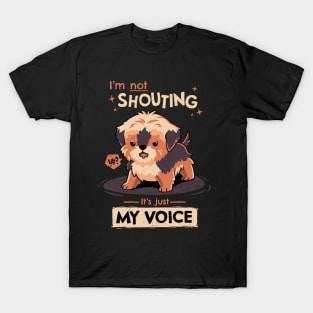 My Voice // Yorkshire Terrier, Barking Puppy, Kawaii Pets T-Shirt